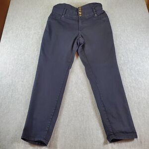 Mitzi Michel Jeans Womens 20 Blue High Rise Slim Denim